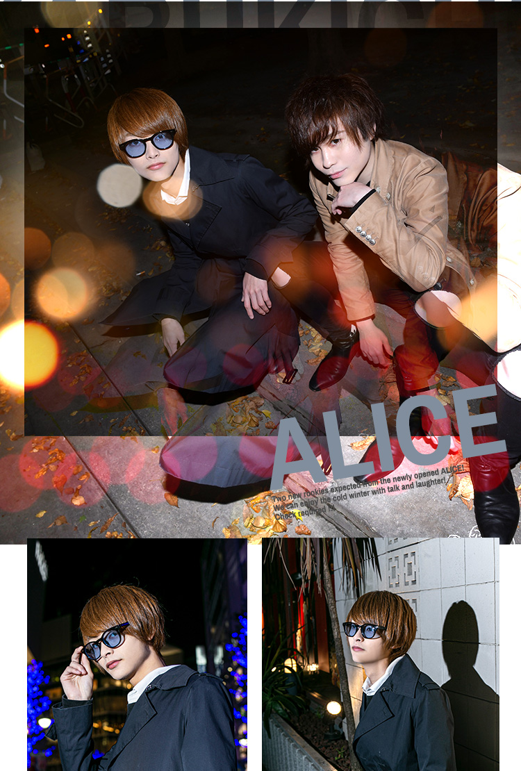 オープンしたばかりのALICEから期待の2人!!