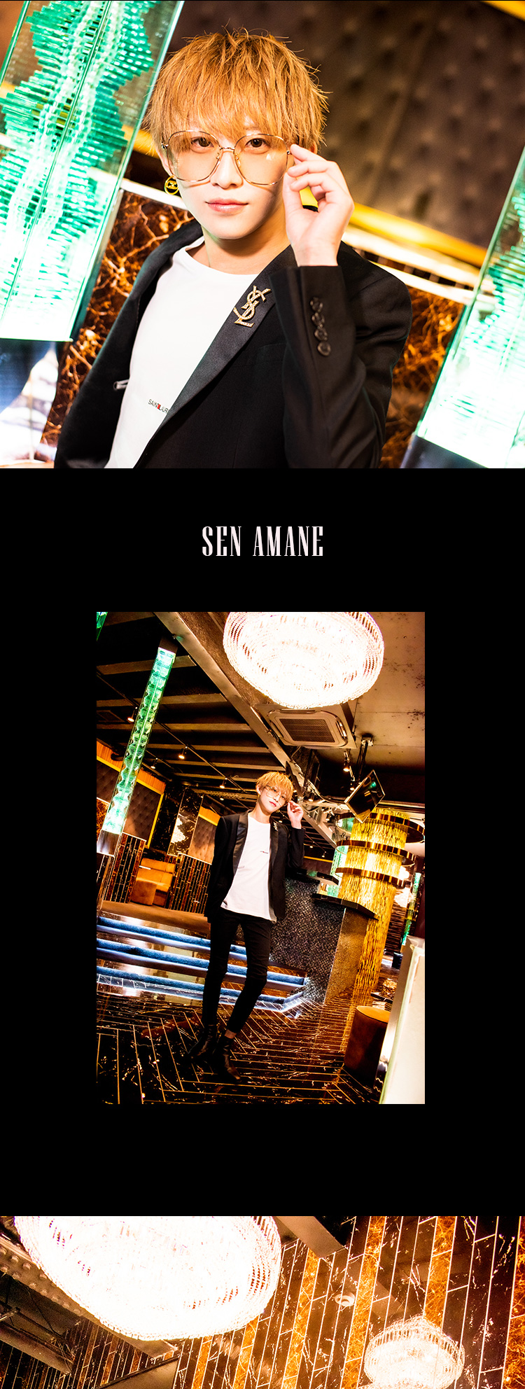 荘厳な豪華店内でイケメン2人をピックアップ!!