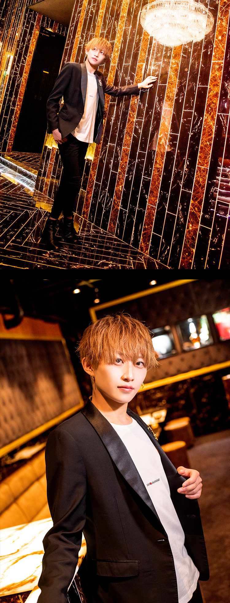 荘厳な豪華店内でイケメン2人をピックアップ!!