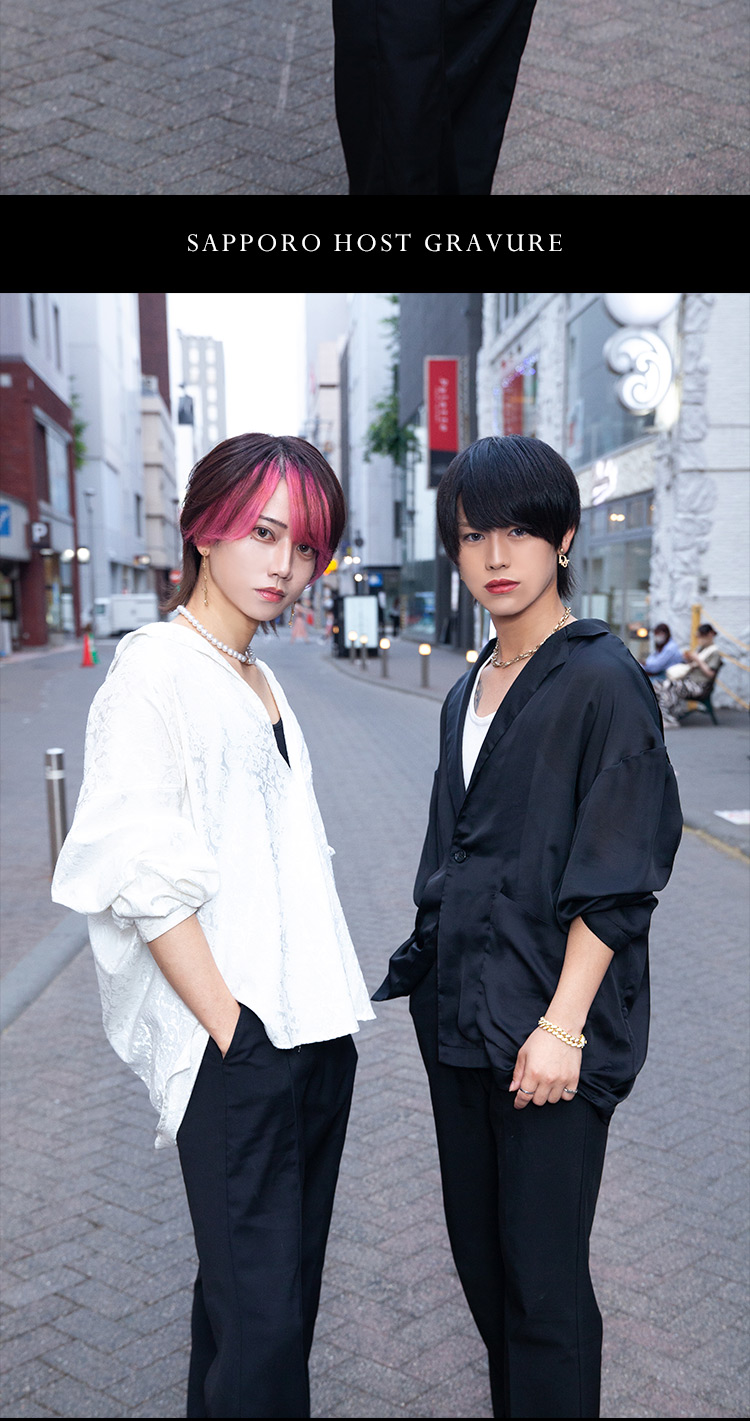 『GENTLY BLACK』のイケメン2人組がグラビアに登場!!