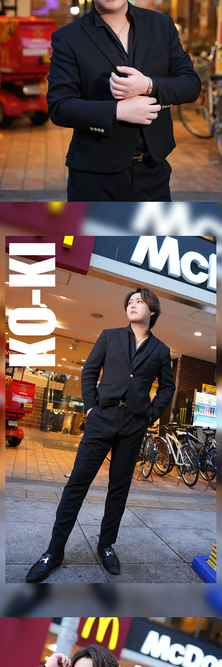 『GENTLEMAN’S CLUB GENTLE』のイケメン3人組がグラビアに登場!!