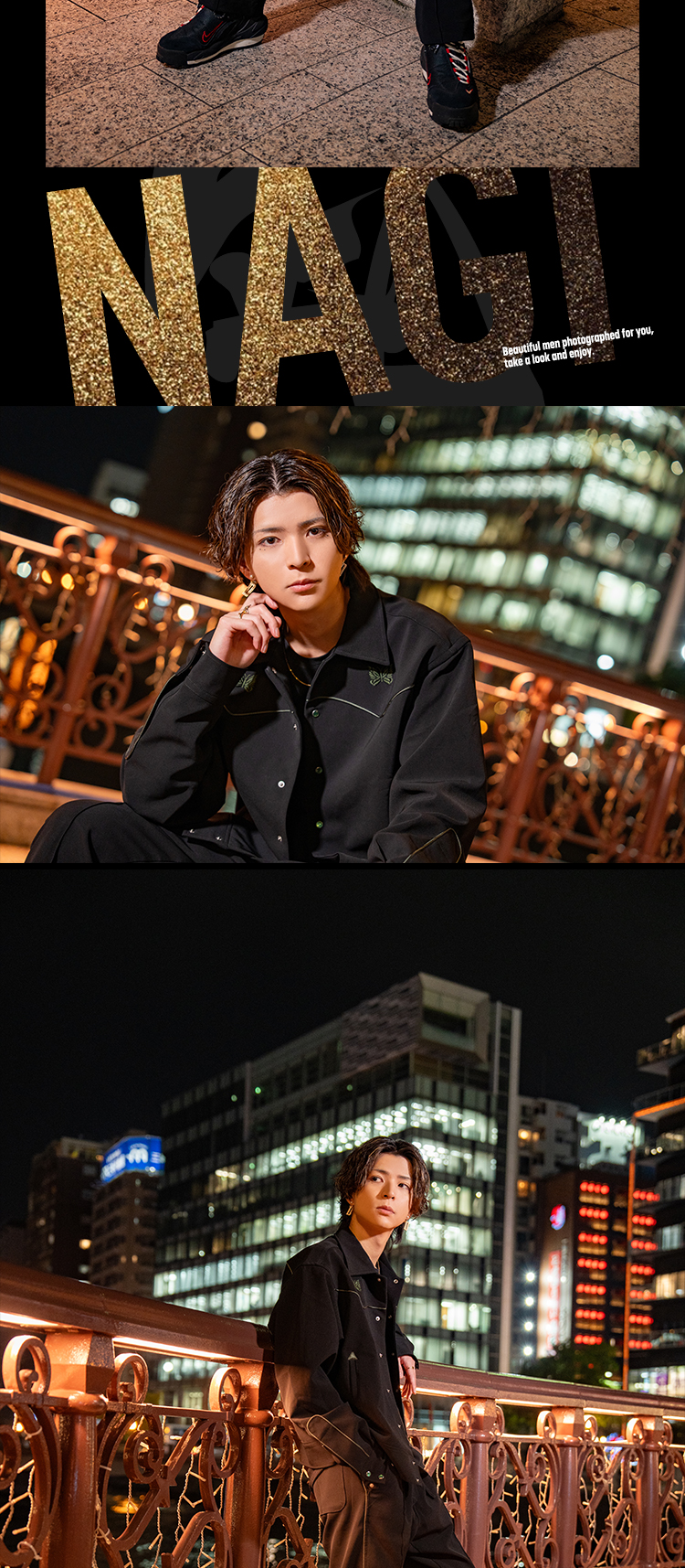 『AIR PURE』のイケメン3人組がグラビアに登場!!