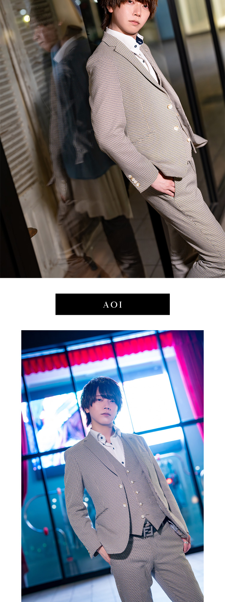 「BACCHUS」の個性派イケメン3名がグラビアに登場!!