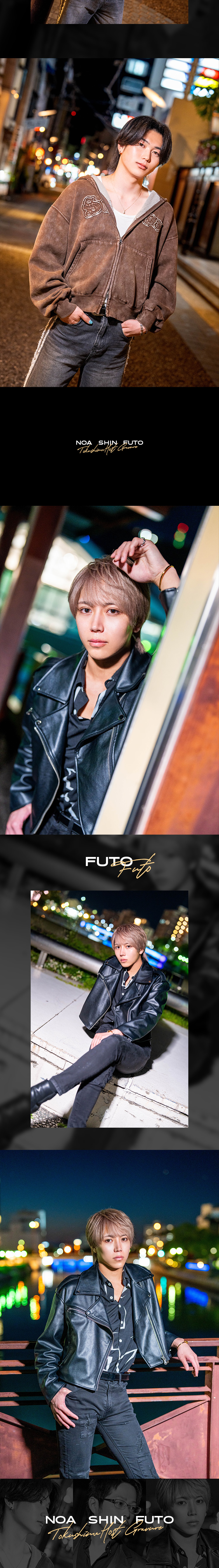 注目のホスト集団『Re:EDEN』の3人が、華麗にグラビアに降臨!