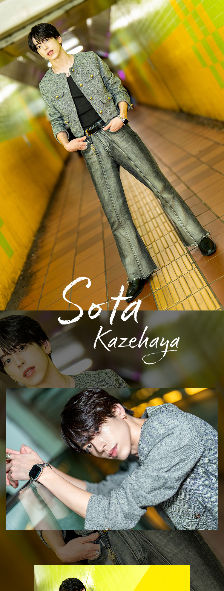 『FILIA plus』のイケメン3人組がグラビアに登場!!