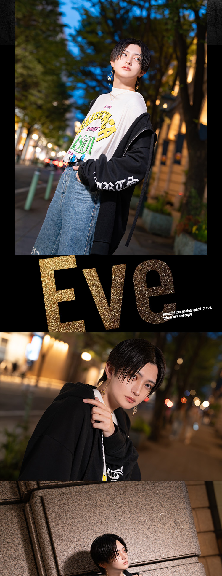 注目のホスト集団『FATE』の3人が、華麗にグラビアに降臨!