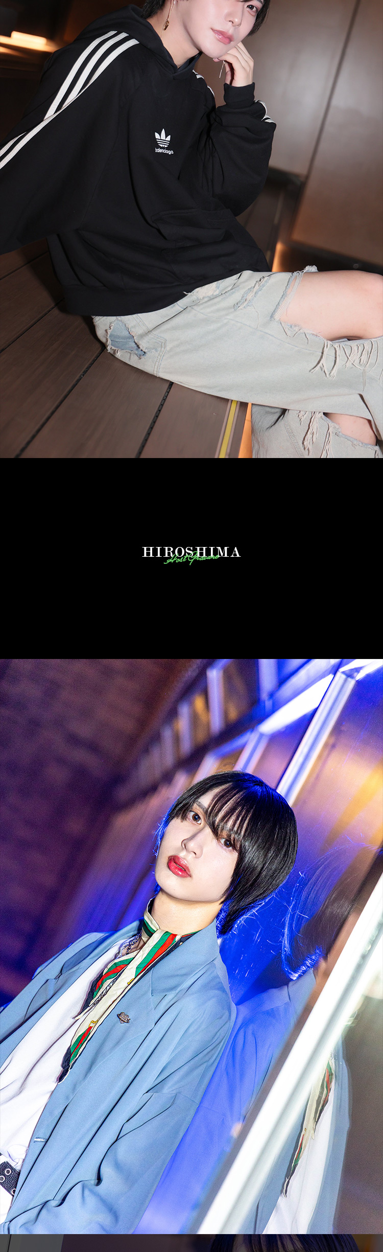 広島で大注目!!『Stella by ACQUA』の超美形ホスト3人がグラビアを飾る！