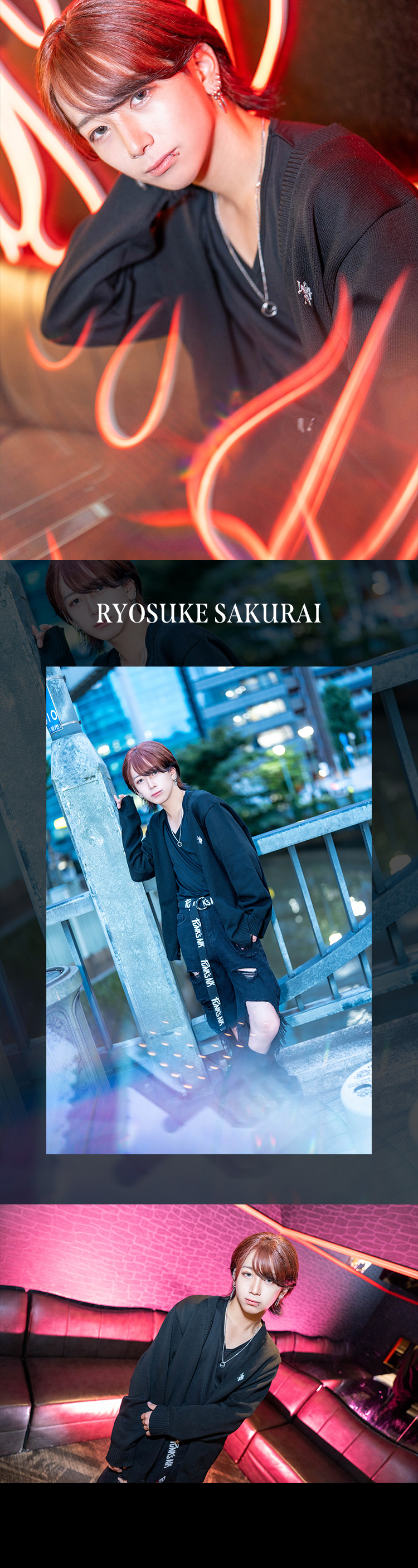 『VARIA』のイケメン3人組がグラビアに登場!!