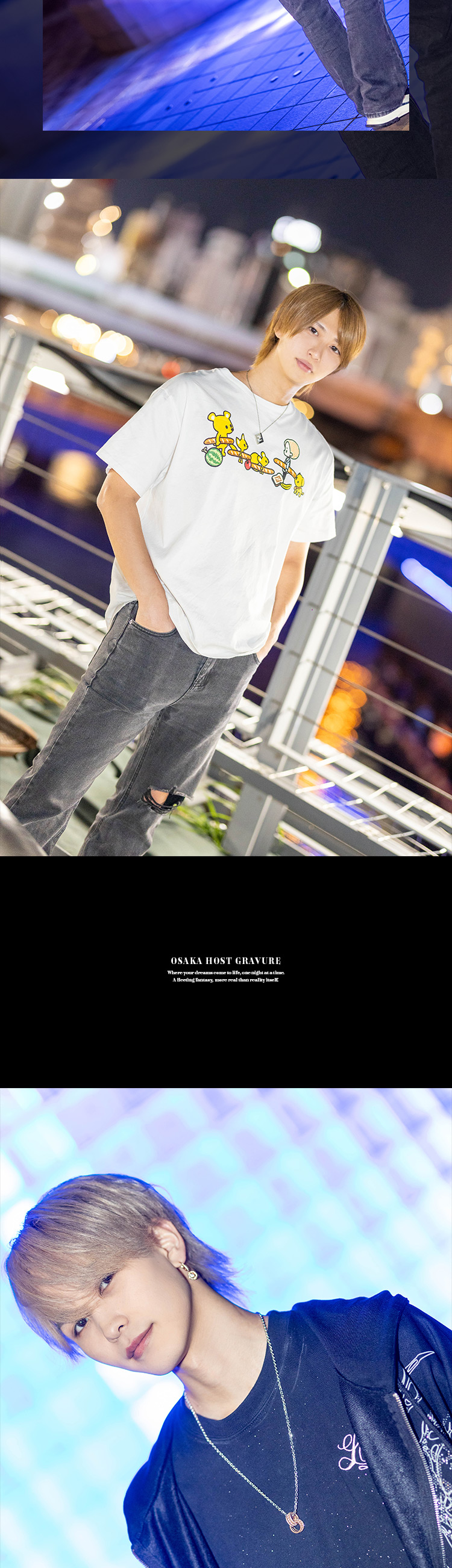 ミナミといえば道頓堀川!!『大阪男塾』の激アツ3人組がグラビアに登場!!