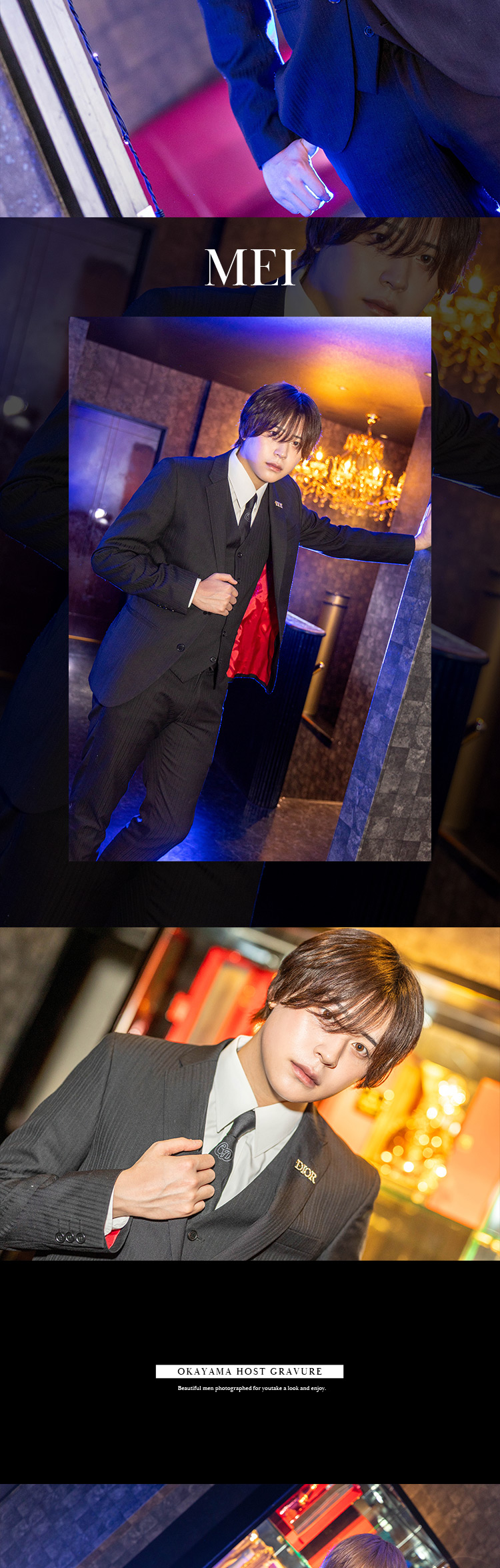 岡山の夜、『STNY』の今注目の3人組がグラビアを飾る!!