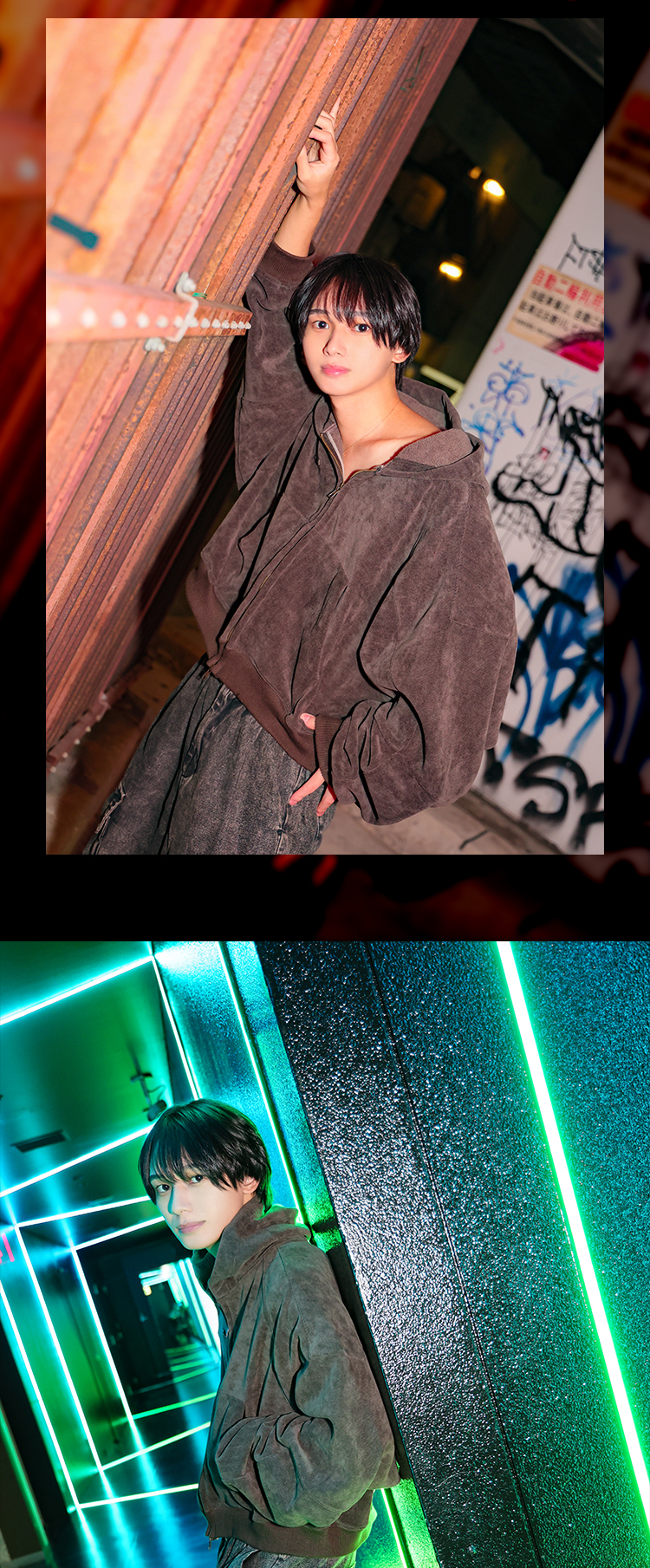 『Dear's Lucia』の激強ビジュアル3人組がストリートに登場!!