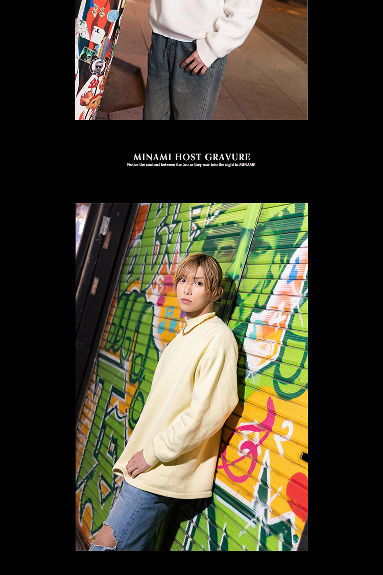 ミナミのストリートに『ASIA-大阪本店-』の今が旬のイケメンコンビ、クールに登場!!