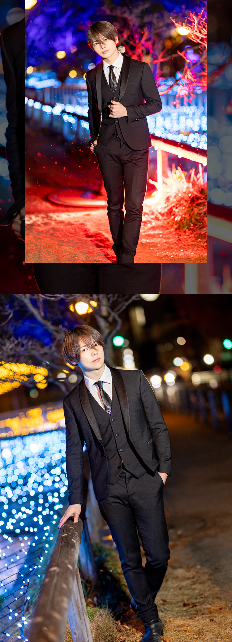 岡山の雨の夜に、品良く決める3人のグラビア。『S-GRAND』の麗しい3人が舞い降りる！！