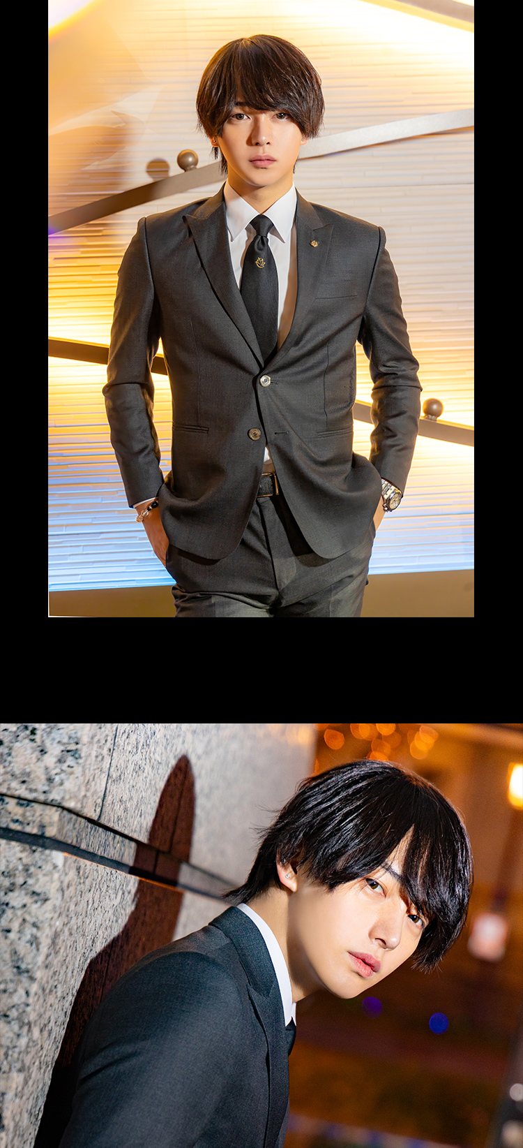 大阪の冬に『IR』のスマートな美男たち、華麗に登場!!