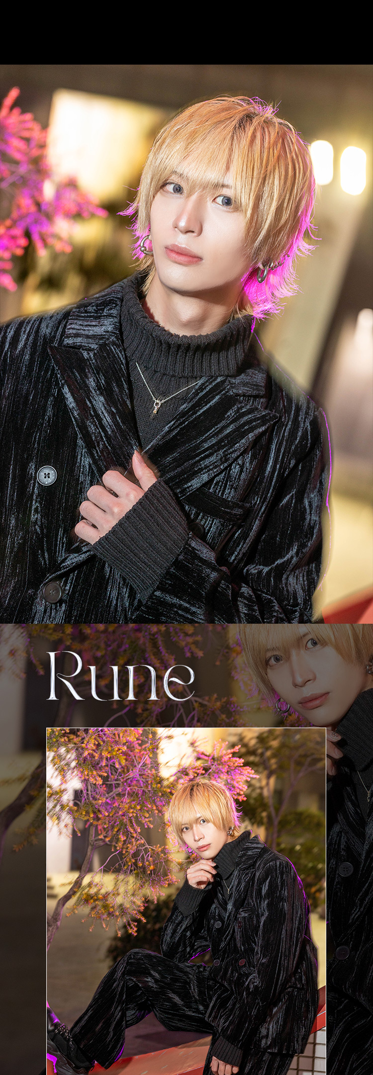 注目の3人!!『b/n』が誇るトリオのグラビア!!