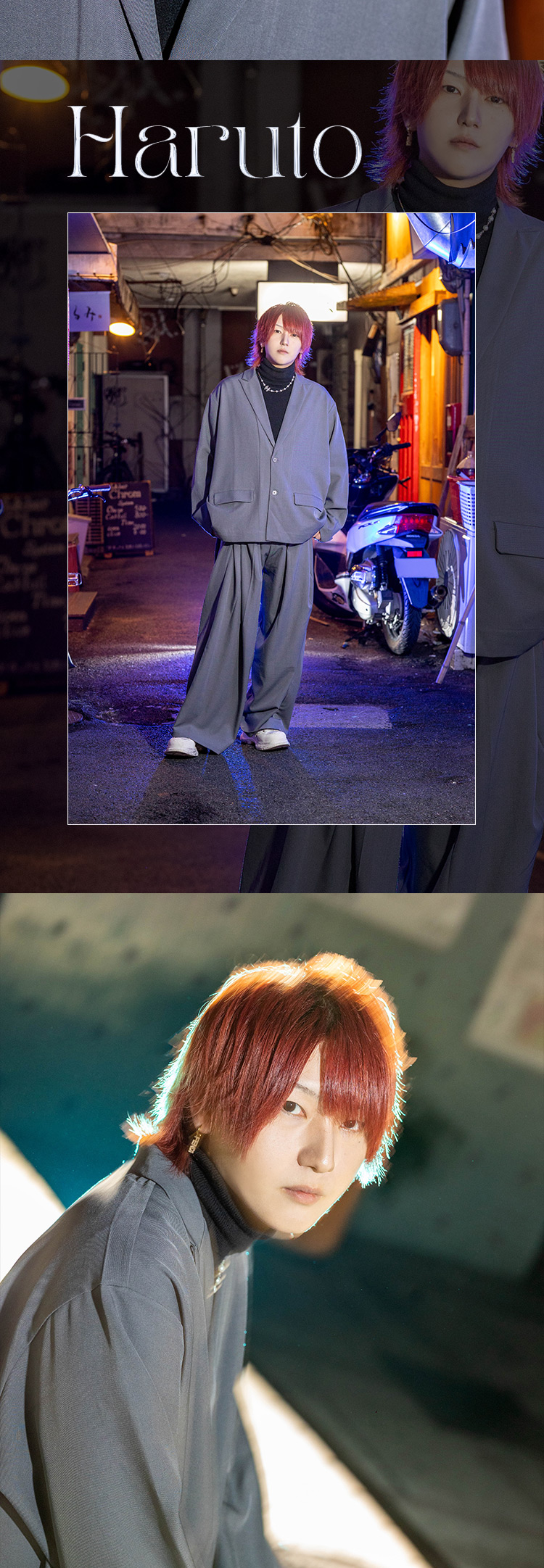 注目の3人!!『b/n』が誇るトリオのグラビア!!