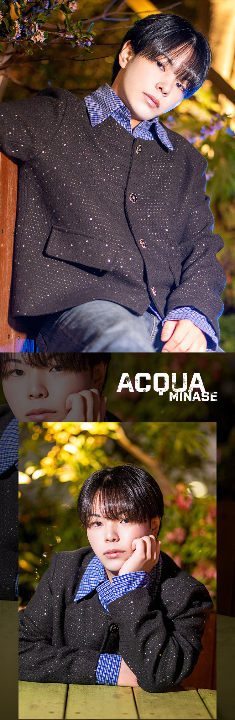 『アンデッド』華やかな2人がグラビアに登場!!