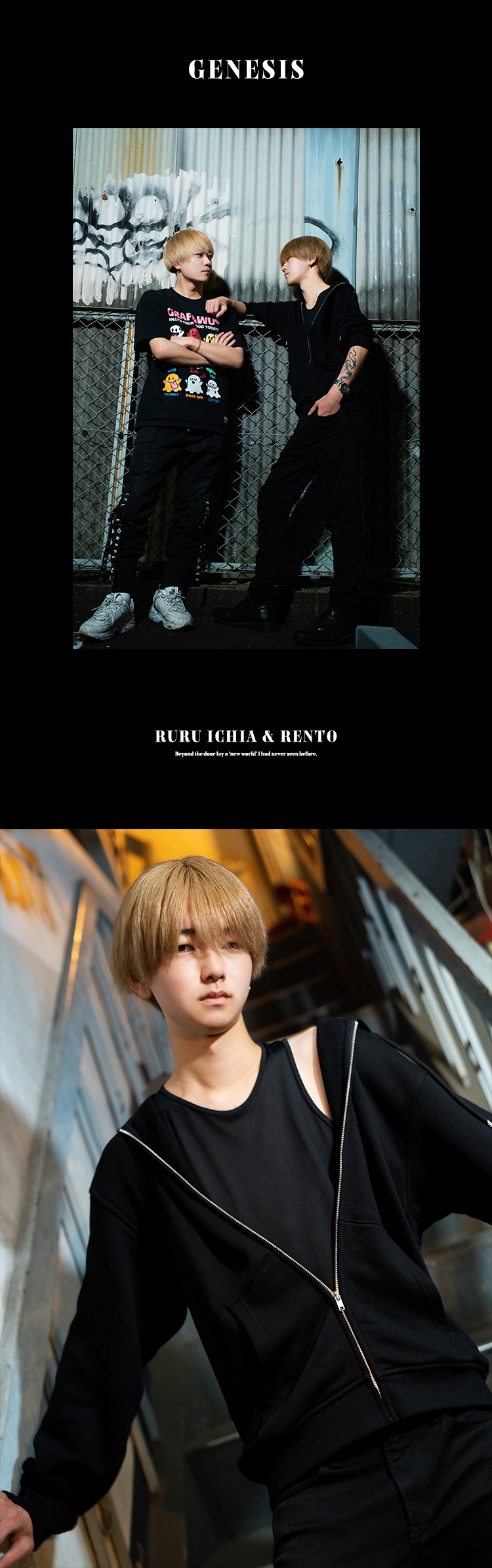 OA GROUP 『DIAVEL』&『GENESIS』の存在感際立つ3人組がグラビアに登場!!