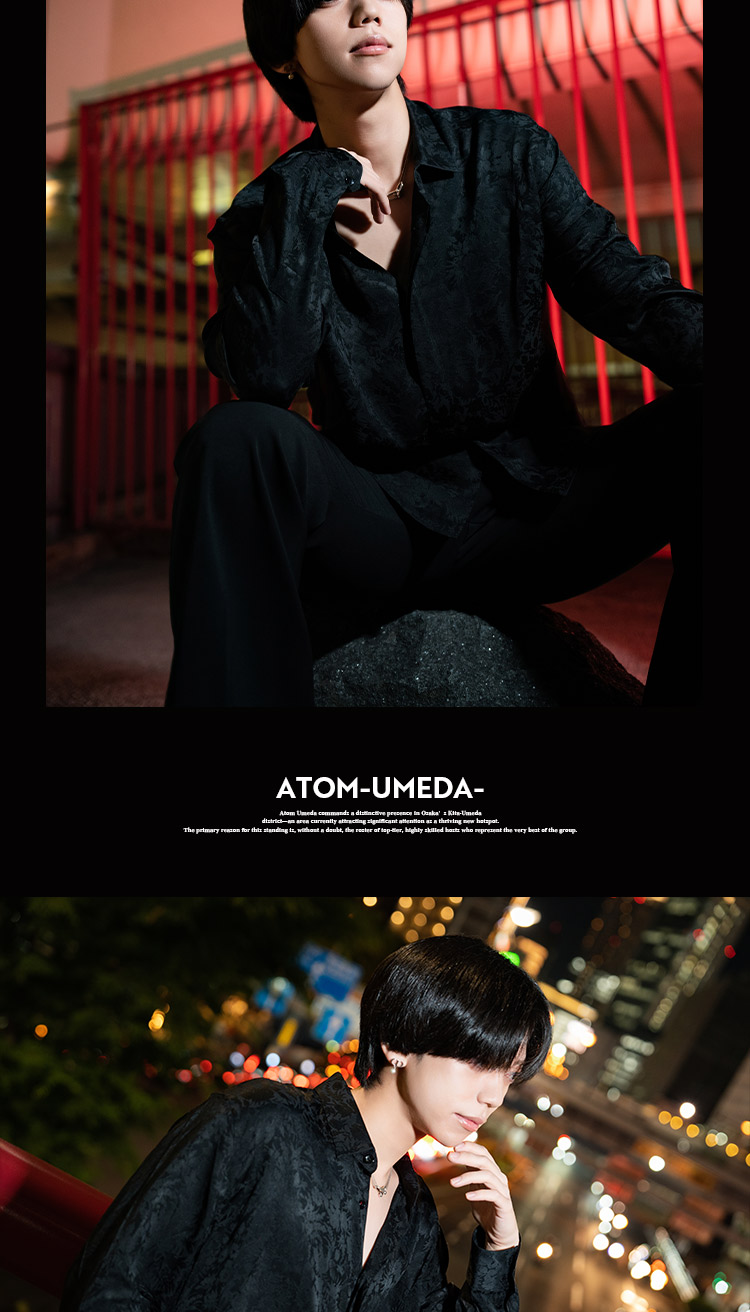 『ATOM-UMEDA-』が誇る美麗ホストがグラビアに登場!!