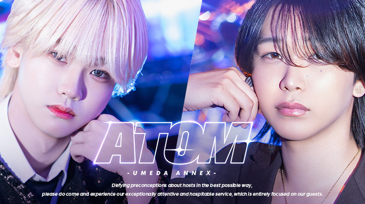 『ATOM -UMEDA ANNEX-』のイケメン2人組がグラビアに登場!!