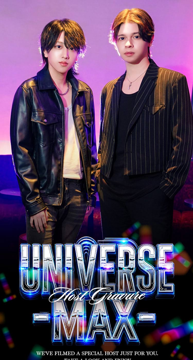 『UNIVERSE MAX』のイケメン2人組がグラビアに登場!!