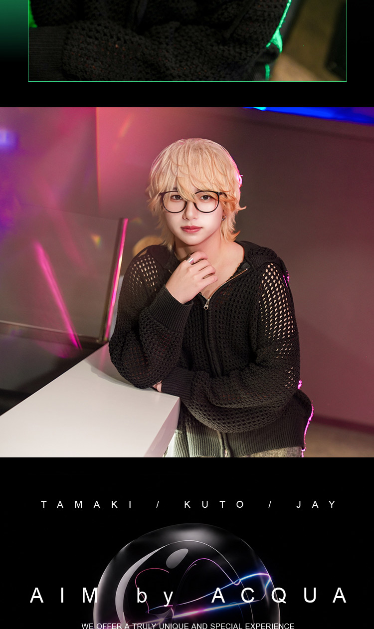 『AIM by ACQUA』のイケメン3人組がグラビアに登場!!