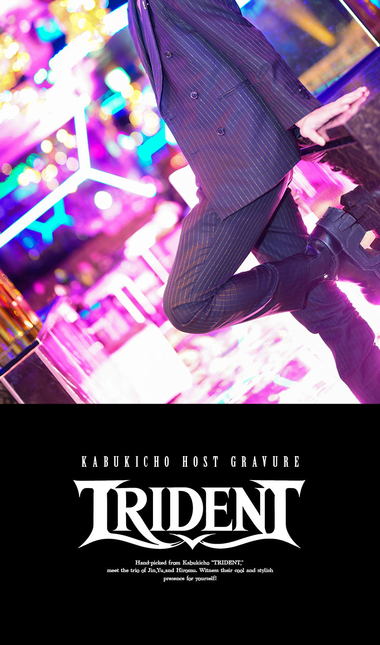 『TRIDENT』の選ばれし3人組がグラビアに登場!!
