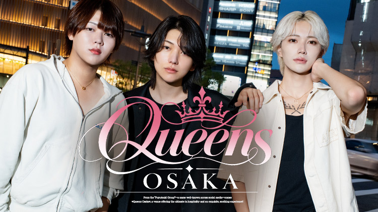 『Queens OSAKA』のイケメン3人組がグラビアに登場!!