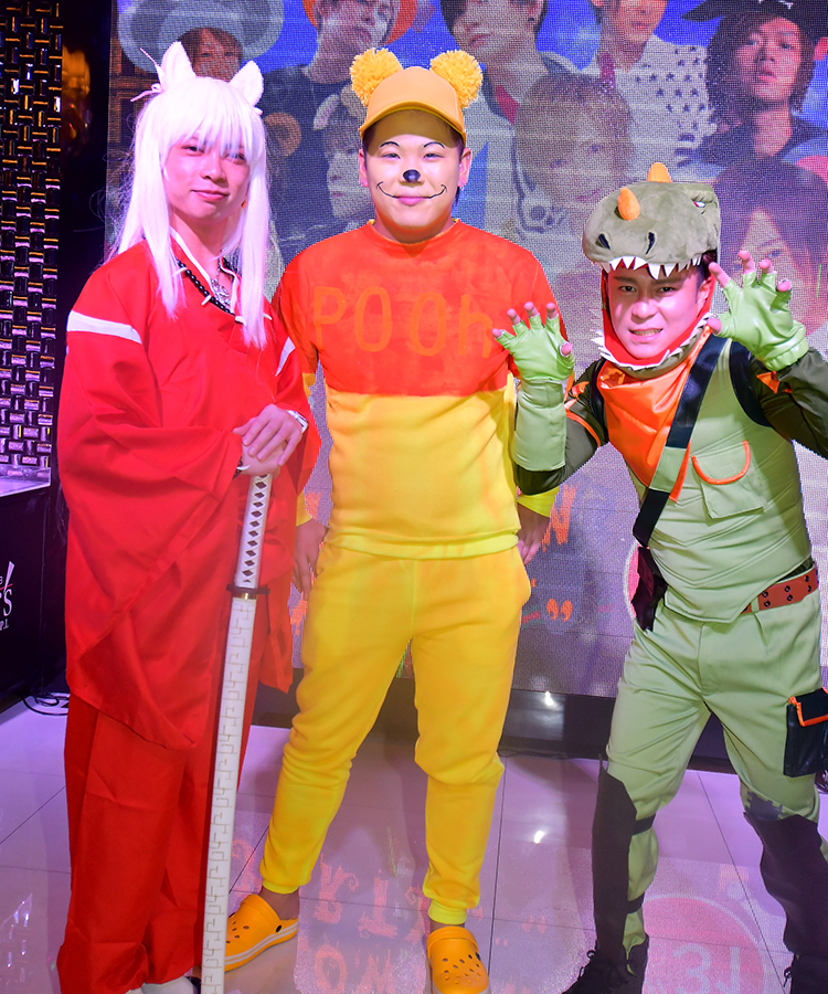 犬夜叉、プーさん、恐竜の異色コラボ☆