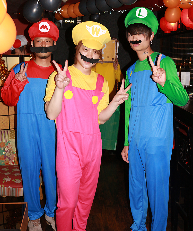 マリオ、ワリオ、ルイージのスリーショット！！