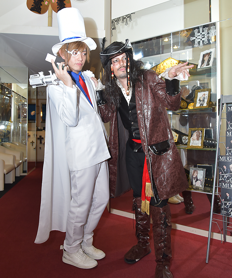 ジャック・スパロウと怪盗キッドコンビ☆