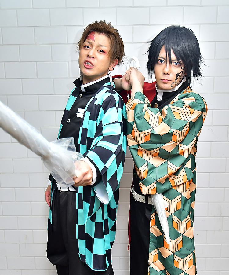 人気アニメ「鬼滅の刃」からこちらのお2人が登場!!