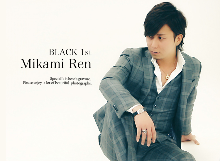 大阪ミナミ BLACK 1st 美神 蓮 社長 スペシャルホストグラビア 撮影風景