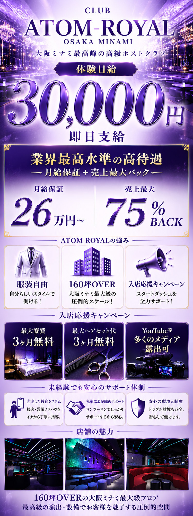 大阪 ミナミ ATOM-ROYAL- アトム ロイヤル